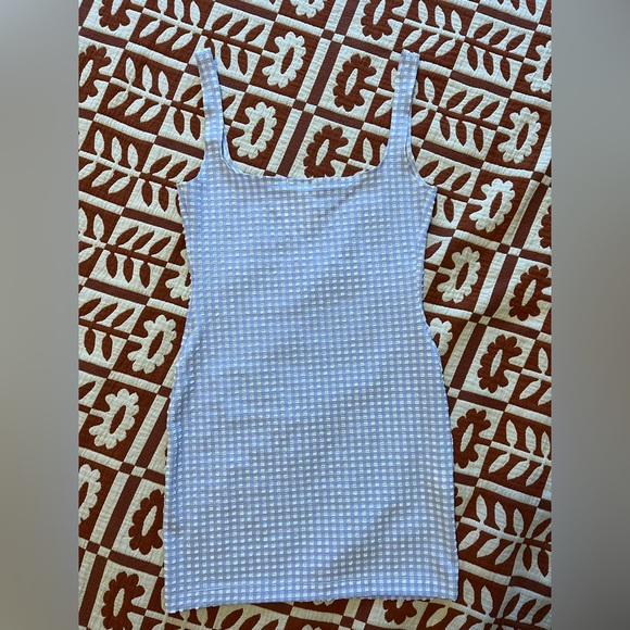 Maryam Nassir Zadeh Salma Gingham Mini Tank Dress small - Picture 9 of 10